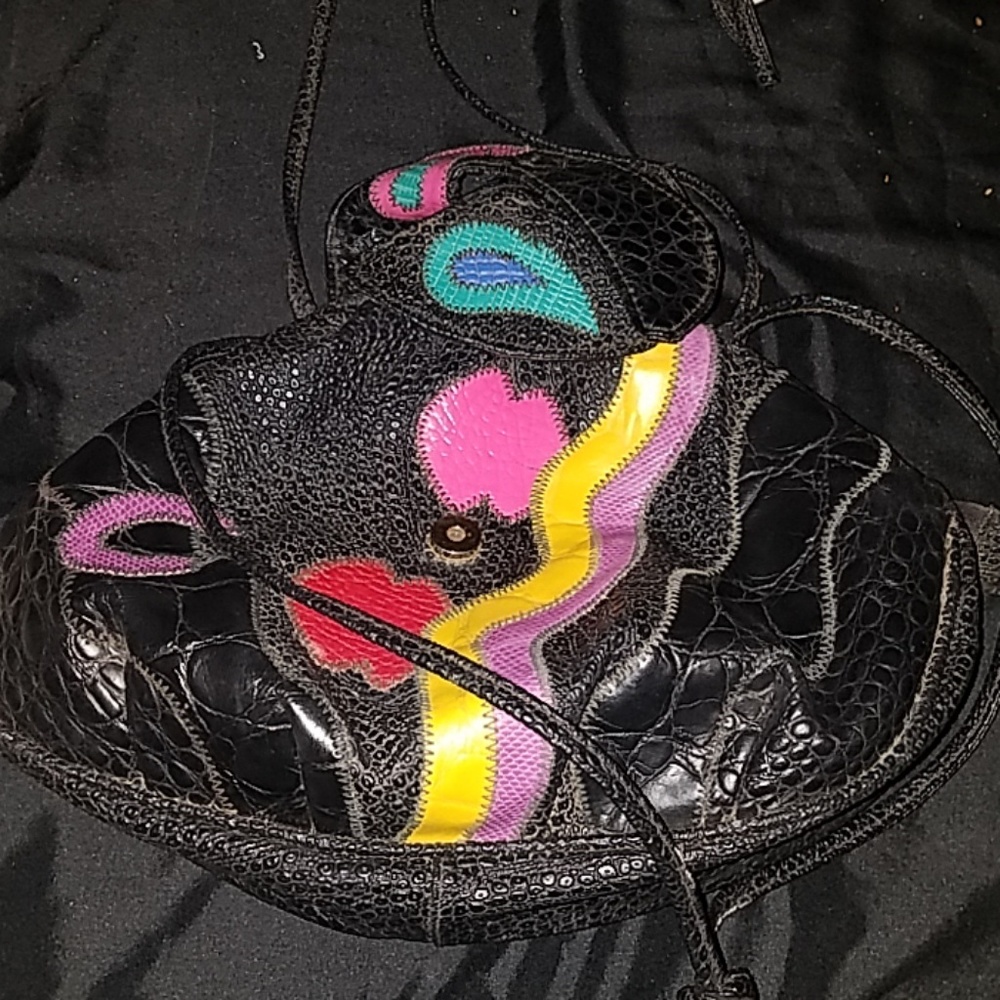 Frog skin purse